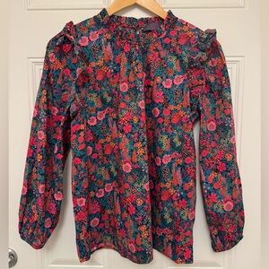 J.Crew Liberty Print Blouse